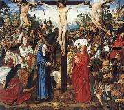 MASTER of the Aix-en-Chapel Altarpiece The crucifixion oil